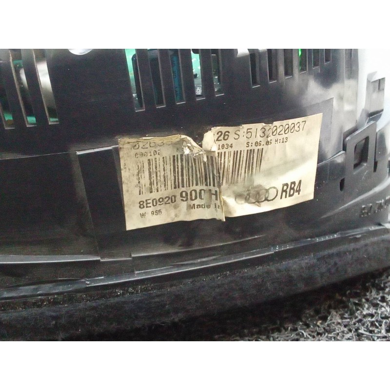 Recambio de cuadro instrumentos para audi a4 berlina (8e) 2.0 referencia OEM IAM 8E0920900H 026362602 BOSCH - Verde 2