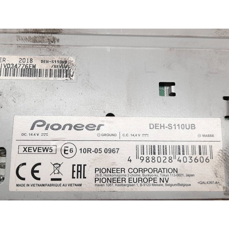 Recambio de sistema audio / radio cd para audi a4 berlina (b5) 1.9 tdi referencia OEM IAM 10R050967 2