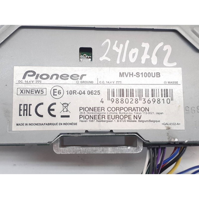 Recambio de sistema audio / radio cd para renault scenic ii dynamique referencia OEM IAM 10R040625 - Blanco 3