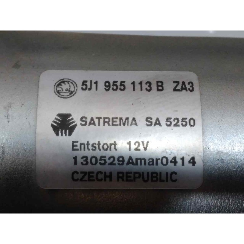 Recambio de motor limpia delantero para skoda fabia (5j2 ) ambition referencia OEM IAM 5J1955113B 2