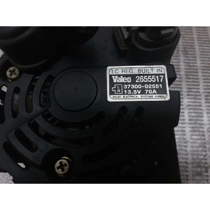 Recambio de alternador para kia picanto 1.1 cat referencia OEM IAM 3730002551 2655517 VALEO - Negro 4