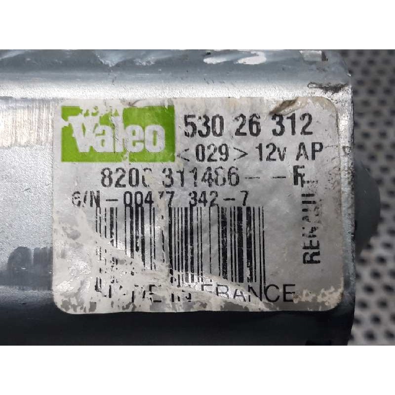 Recambio de motor limpia trasero para renault modus 1.5 dci diesel cat referencia OEM IAM 53026312 8200311486 - Gris 2