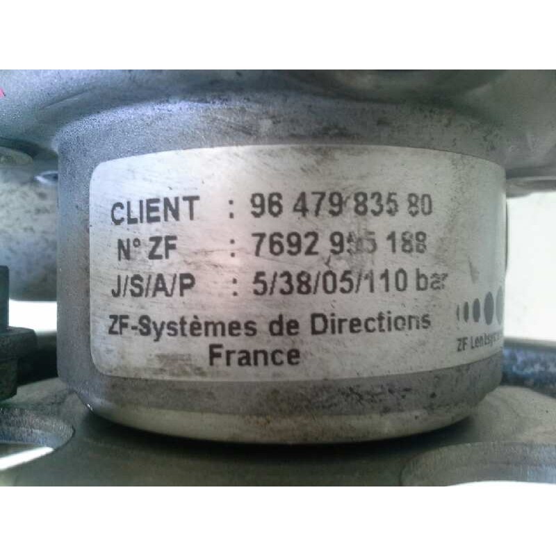 Recambio de bomba direccion para peugeot 807 2.2 hdi fap cat (4hw) referencia OEM IAM 9647983580 103233 ZF 3