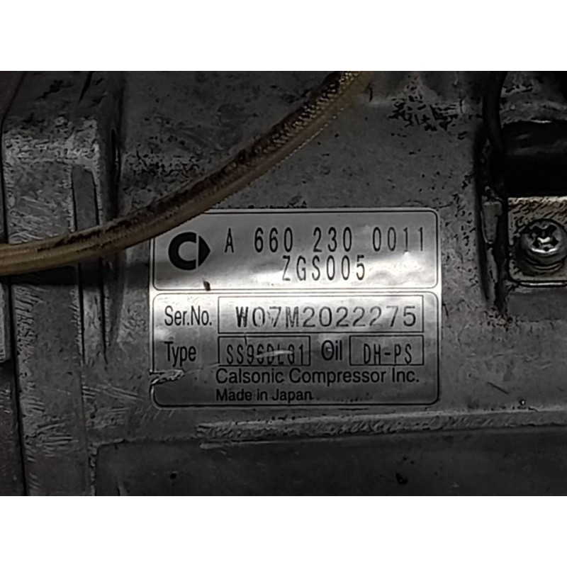 Recambio de compresor aire acondicionado para smart coupe fortwo coupe cdi referencia OEM IAM A6602300011 2