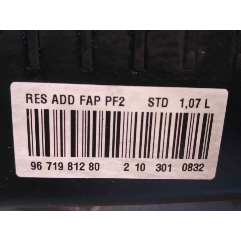 Recambio de deposito aditivo fap para peugeot 407 st confort pack referencia OEM IAM 9654039680 9639233780 2