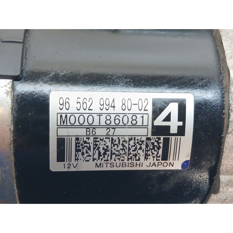 Recambio de motor arranque para citroën berlingo / berlingo first furgoneta/monovolumen (m_) 2.0 hdi 90 (mbrhy, mcrhy) referenci - Azul 2