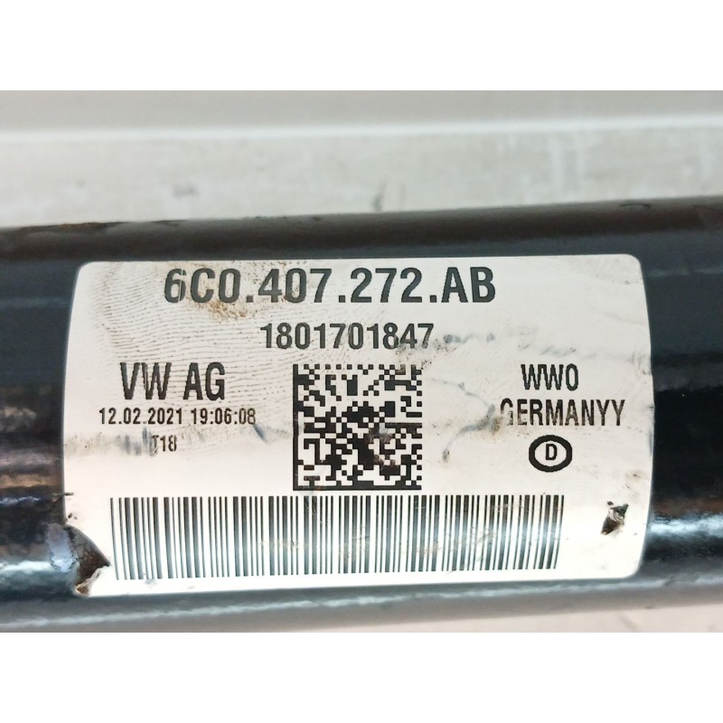 Recambio de transmision delantera derecha para skoda fabia ambition plus referencia OEM IAM 6C0407272AB - Blanco 2