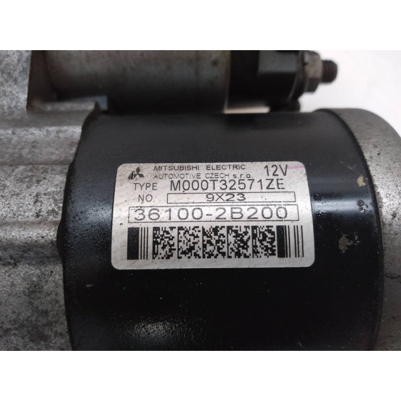 Recambio de motor arranque para hyundai i30 comfort referencia OEM IAM 361002B200 M000T32571ZE MITSUBISHI - Rojo 3