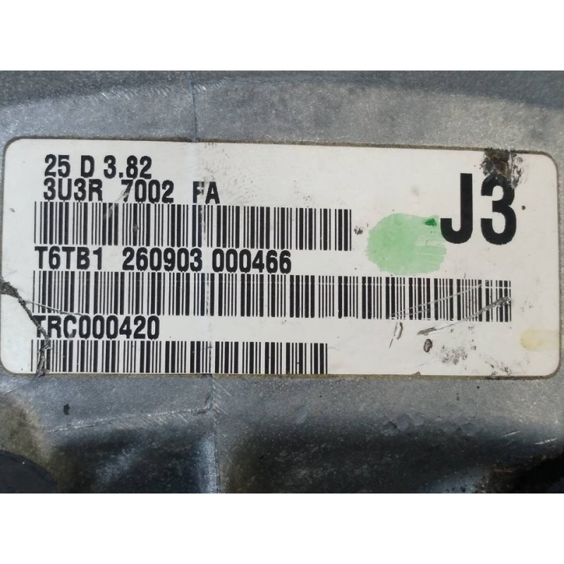 Recambio de caja cambios para mg streetwise 1.4 referencia OEM IAM 3U3R7002FA 25D382 3