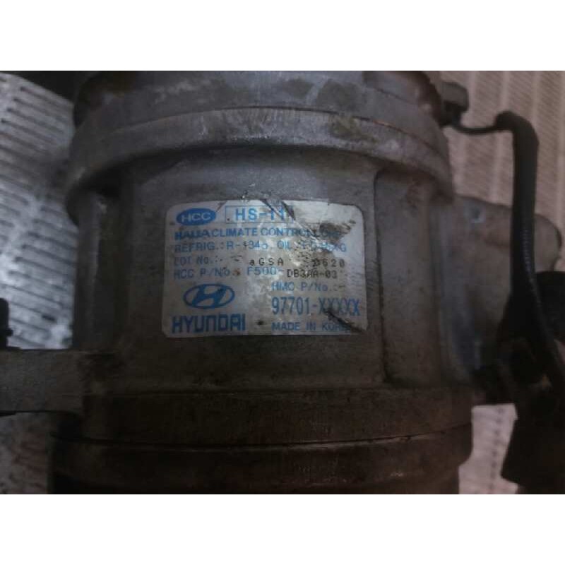 Recambio de compresor aire acondicionado para kia picanto 1.1 cat referencia OEM IAM F500DB3AA03 - Negro 3
