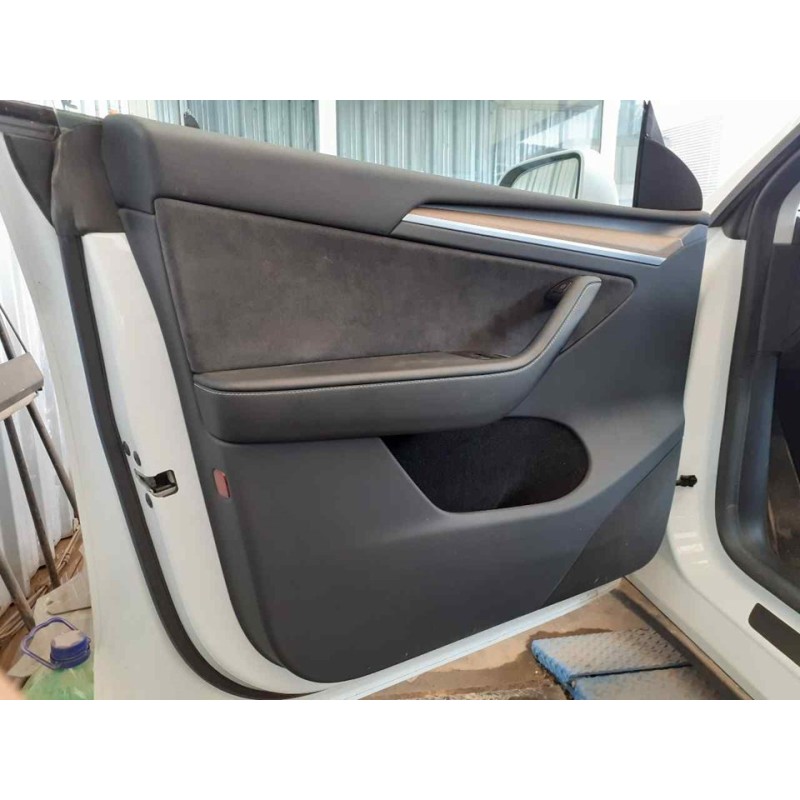 Recambio de guarnecido puerta delantera izquierda para tesla model y gran autonomia dual awd referencia OEM IAM - Blanco 2