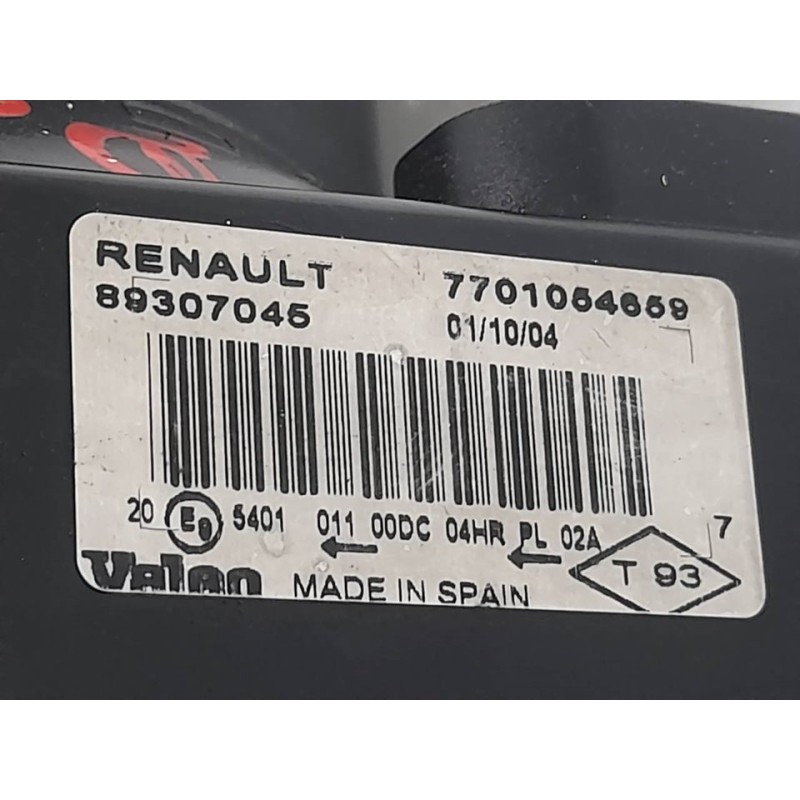 Recambio de faro derecho para renault megane ii berlina 3p confort dynamique referencia OEM IAM 7701054659 89030469 - Negro 2
