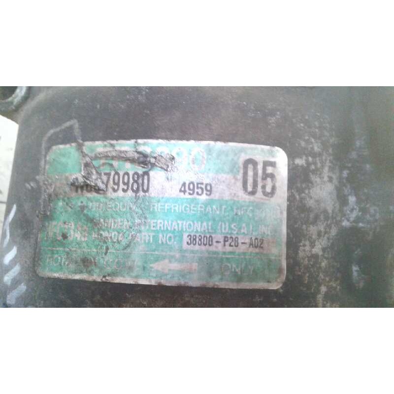 Recambio de compresor aire acondicionado para honda civic berlina .5 (ma/mb) 1.5 cat referencia OEM IAM 38800P28AD2 - Verde 3