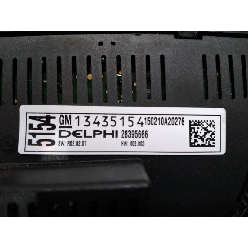 Recambio de mando calefaccion / aire acondicionado para opel astra j lim. excellence referencia OEM IAM 13435154 28395666 150210 2