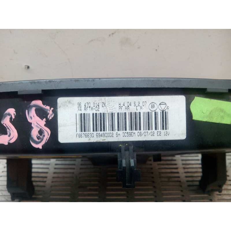 Recambio de mando climatizador para citroën c5 berlina 2.0 hdi referencia OEM IAM 96470014ZK - Gris 3