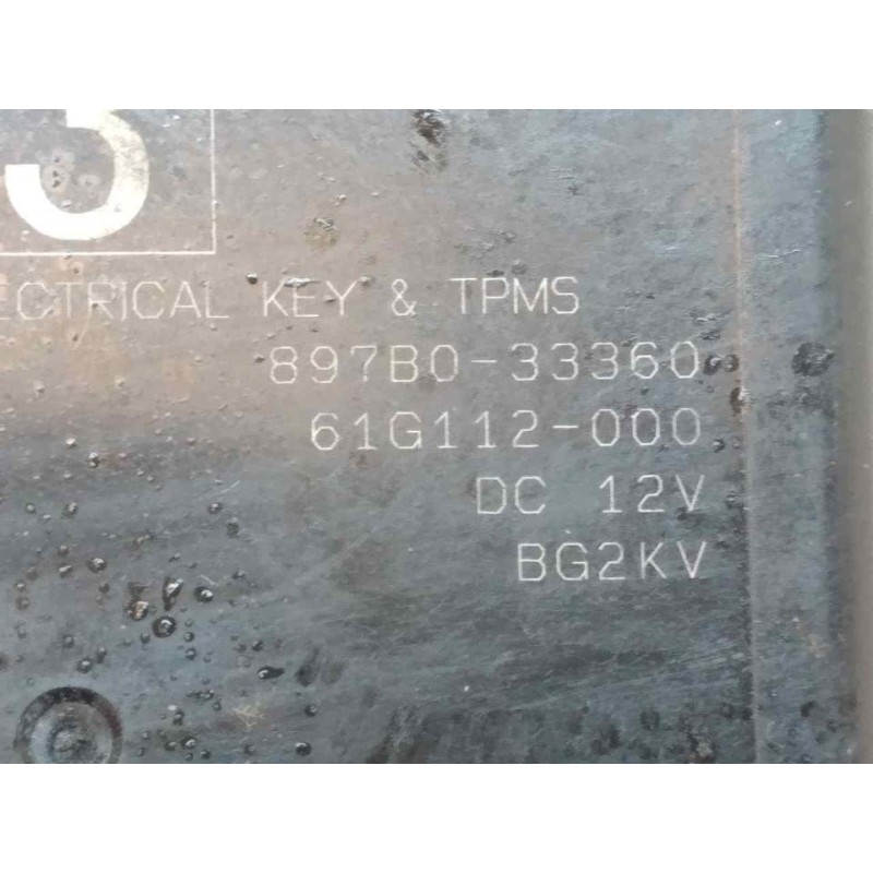 Recambio de centralita check control para toyota camry (xv70) hybrid advance referencia OEM IAM 897B033360 61G112000 - Marrón 4