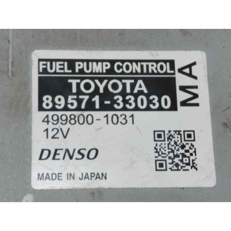 Recambio de centralita check control para toyota camry (xv70) hybrid advance referencia OEM IAM 8957133030 4998001031 DENSO - Marrón 2