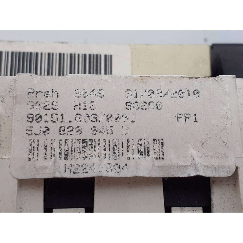 Recambio de mando climatizador para skoda fabia (5j2 ) style referencia OEM IAM 5J0820045B 2