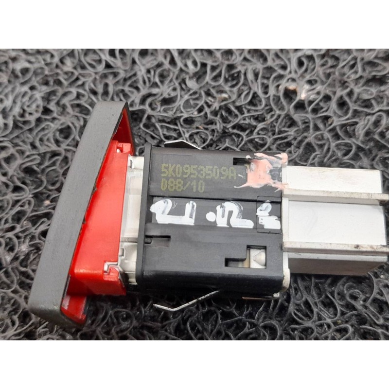 Recambio de warning para volkswagen golf vi (5k1) advance referencia OEM IAM 5K0953509A - Negro 2