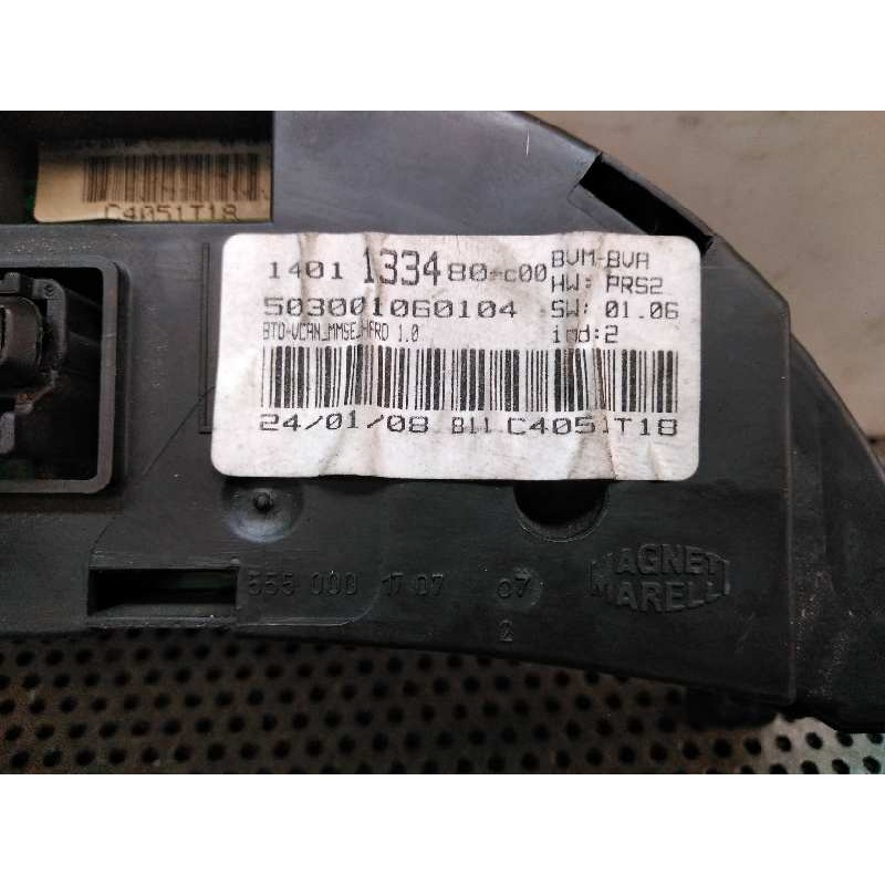 Recambio de cuadro instrumentos para citroën c8 2.0 hdi cat (rhk / dw10uted4) referencia OEM IAM 1401133480 - Gris 3