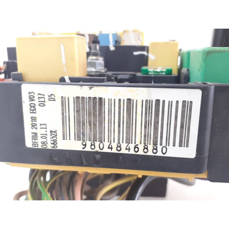 Recambio de caja reles / fusibles para peugeot 208 active referencia OEM IAM 9804846880 2