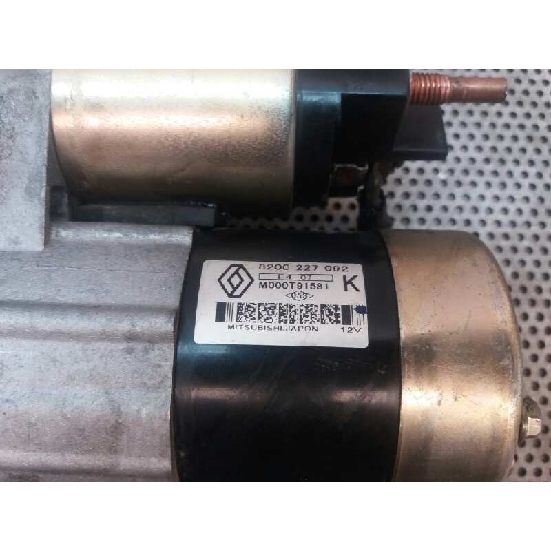 Recambio de motor arranque para renault scenic ii 1.5 dci diesel referencia OEM IAM 8200227092 M000T91581 - Gris 3