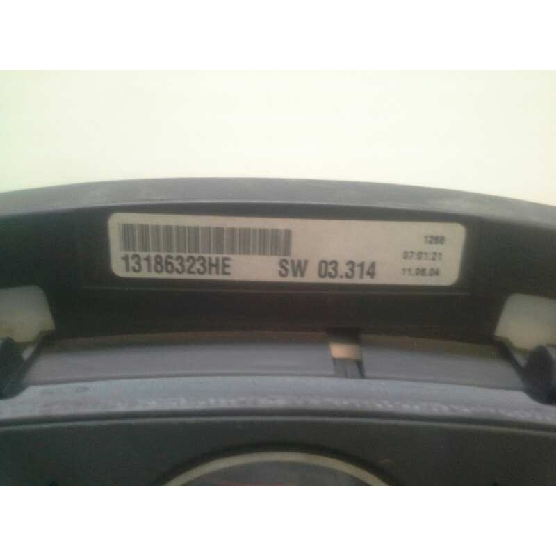Recambio de cuadro instrumentos para opel astra h berlina 1.7 16v cdti referencia OEM IAM 110080261020 13186323HE - Azul 2