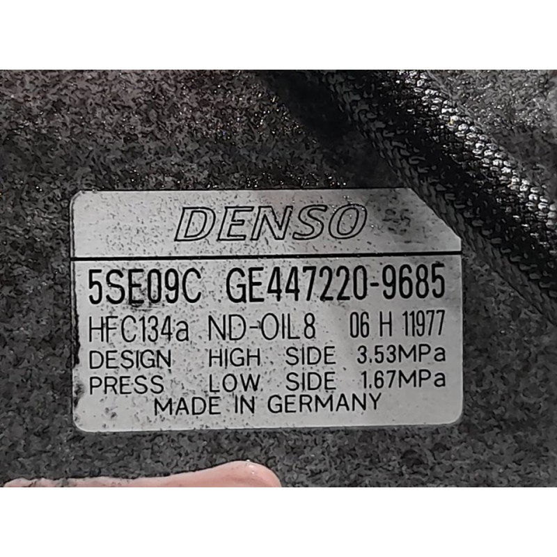 Recambio de compresor aire acondicionado para mitsubishi colt berlina 5 (z30a) 1.1 inform (d) referencia OEM IAM 4472209685  DEN - Rojo 4