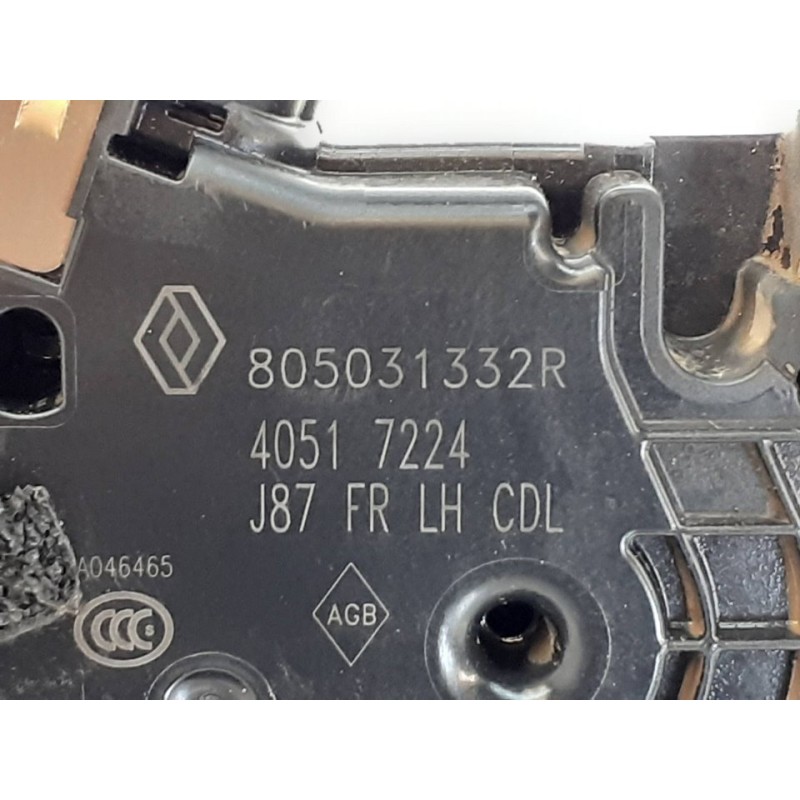 Recambio de cerradura puerta delantera izquierda para renault captur i (j5_, h5_) 0.9 tce 90 referencia OEM IAM 805031332R 40517 - Blanco 4