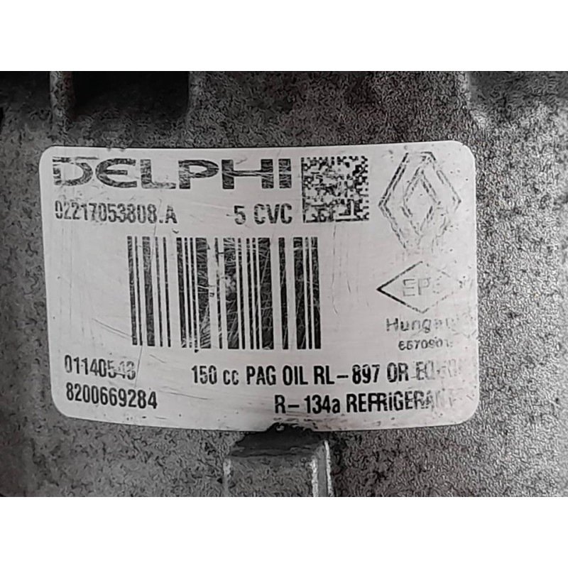 Recambio de compresor aire acondicionado para renault scenic ii grand privilege referencia OEM IAM 8200669284  DELPHI 3