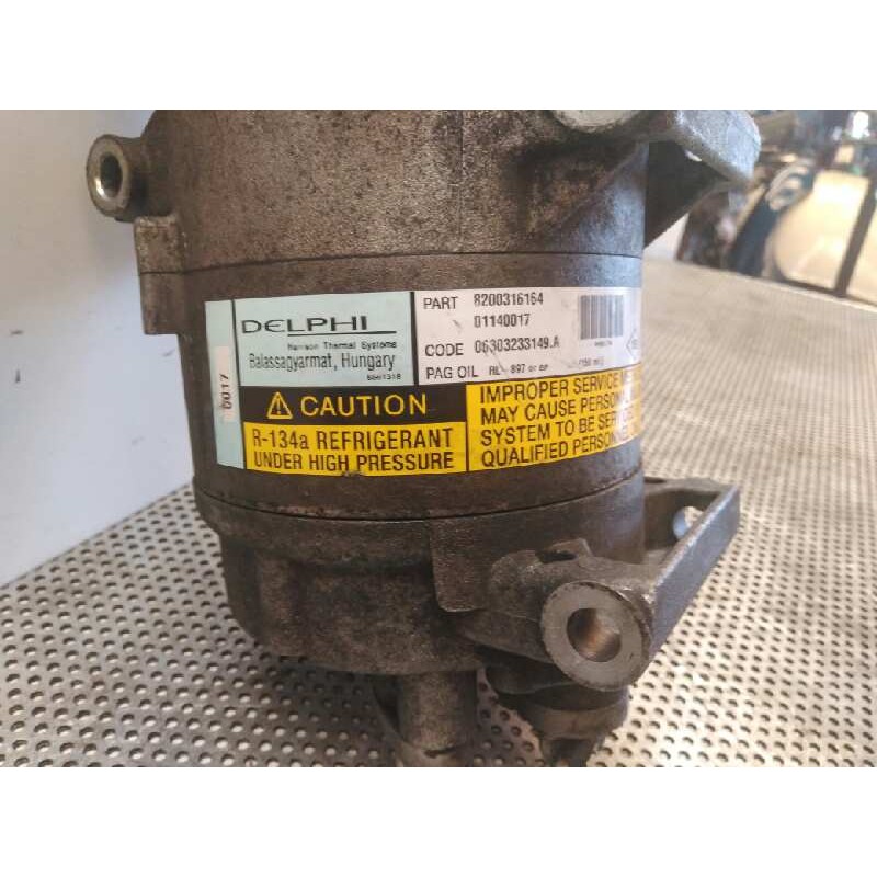 Recambio de compresor aire acondicionado para renault scenic ii 1.5 dci diesel referencia OEM IAM 0017 8200316164 DELPHI - Gris 3