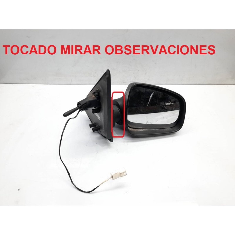 Recambio de retrovisor derecho para dacia sandero laureate referencia OEM IAM   