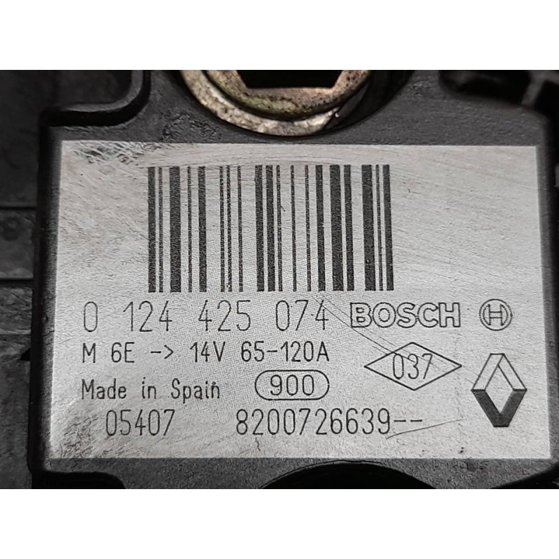 Recambio de alternador para renault scenic ii grand privilege referencia OEM IAM 0124425074 8200726639 4