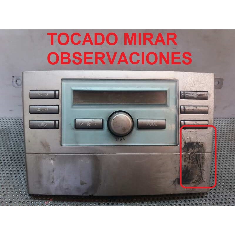 Recambio de mando climatizador para toyota corolla verso (r1) 2.2 d-4d sol referencia OEM IAM 559000F030 MB1465702272