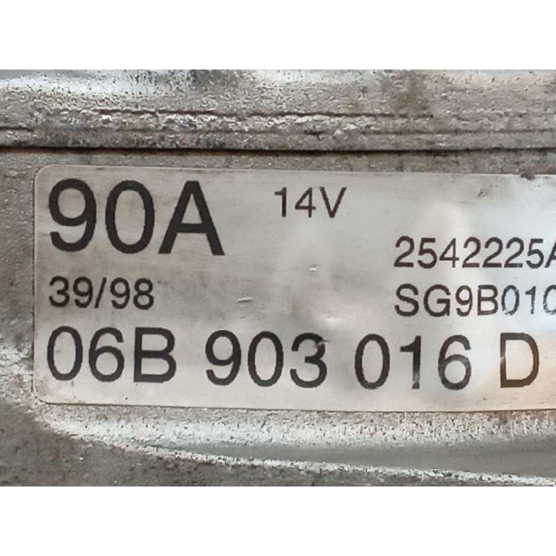 Recambio de alternador para audi a6 berlina (4b2) 1.8 t referencia OEM IAM 06B903016D - Verde 6