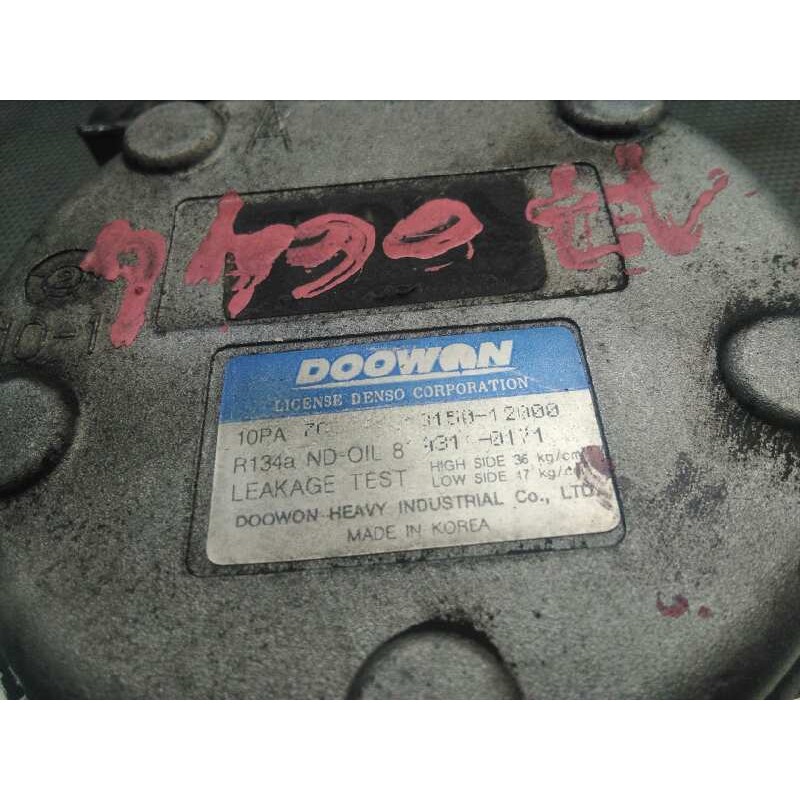 Recambio de compresor aire acondicionado para kia carnival td ls referencia OEM IAM 315012000  DOOWAN - Gris 3