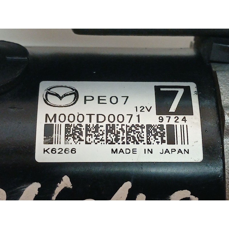 Recambio de motor arranque para mazda cx-30 selection 2wd referencia OEM IAM M000TD0071 K6266 2