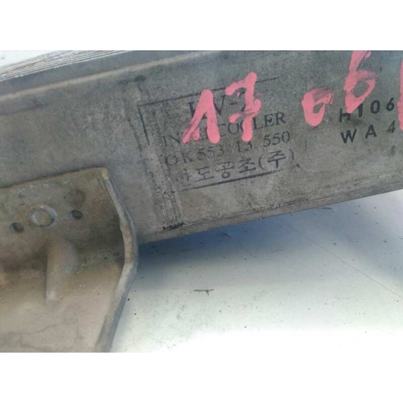 Recambio de intercooler para kia carnival td ls referencia OEM IAM OK55313550 - Gris 2