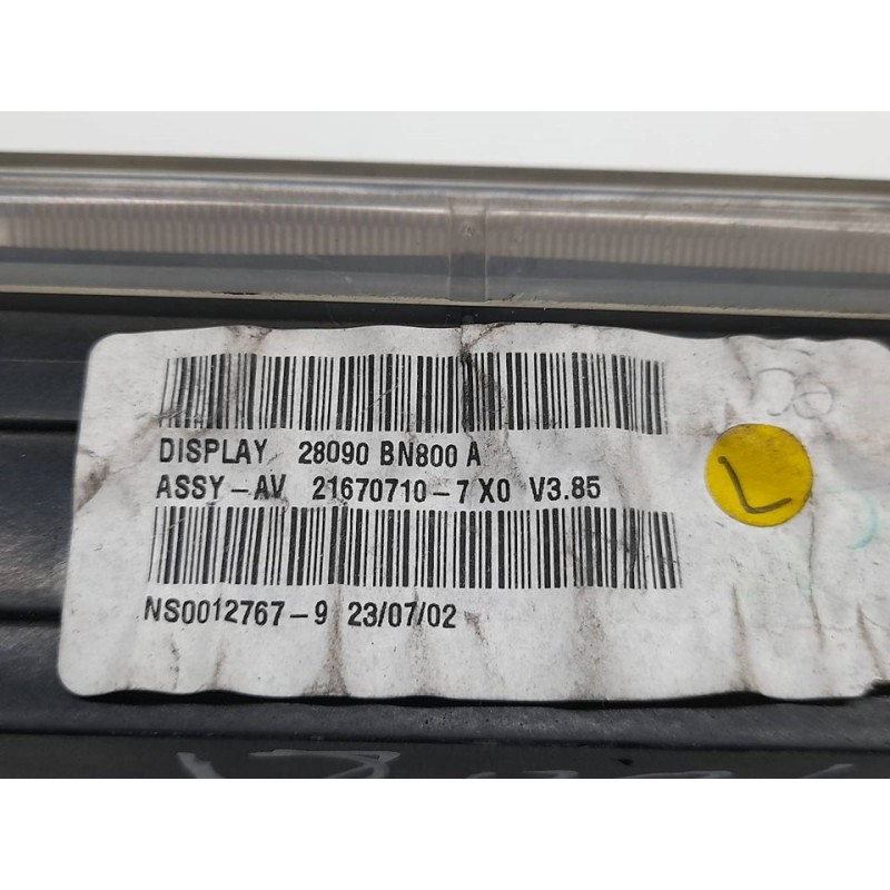 Recambio de pantalla multifuncion para nissan almera (n16/e) tekna referencia OEM IAM 28090BN800A 3