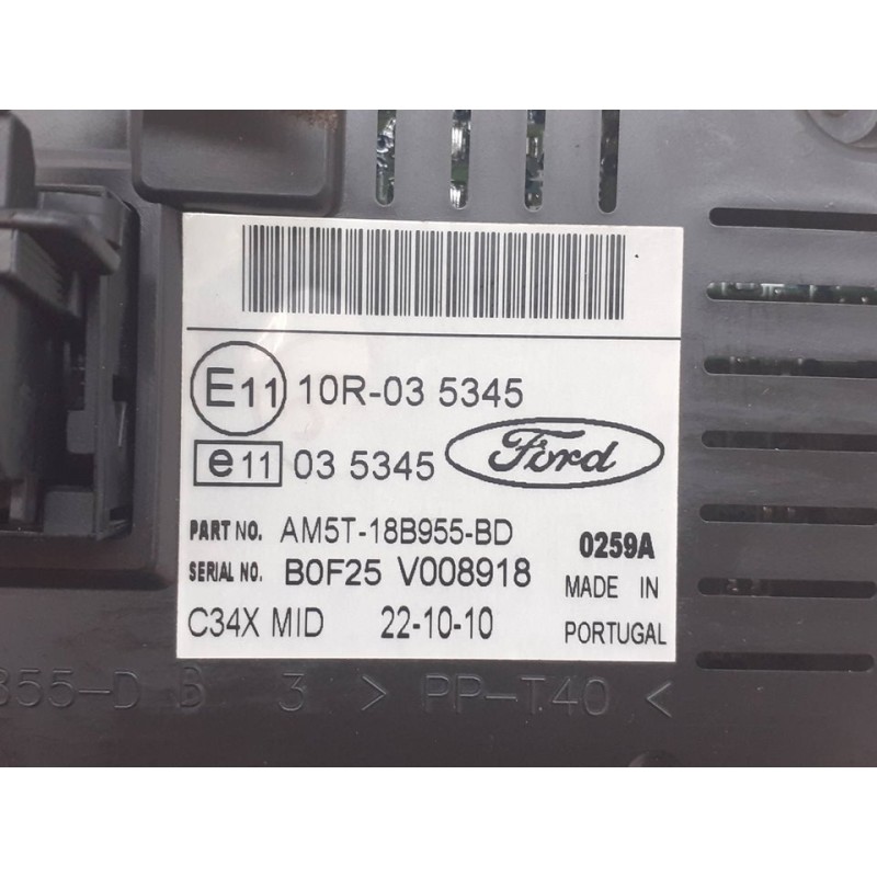 Recambio de pantalla multifuncion para ford grand c-max titanium referencia OEM IAM AM5T18B955BD - Gris 2