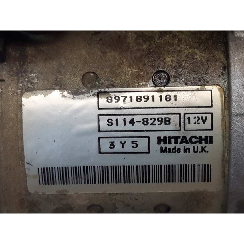 Recambio de motor arranque para opel corsa c cosmo referencia OEM IAM 8971891181 S114829B HITACHI - Gris 6