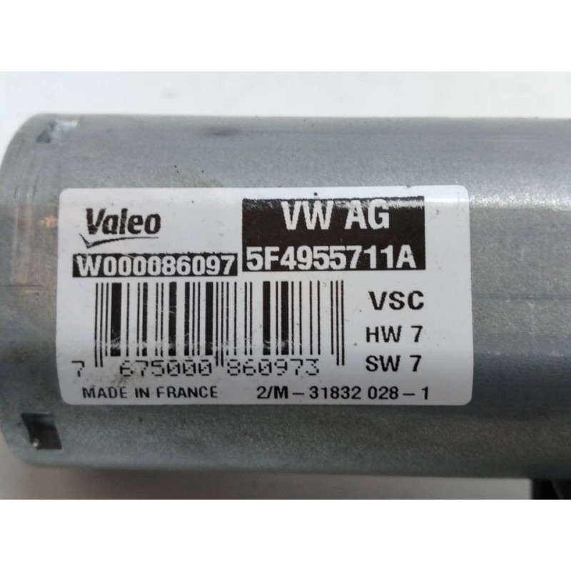 Recambio de motor limpia trasero para skoda fabia ambition plus referencia OEM IAM 5F4955711A W000086097 VALEO - Blanco 2