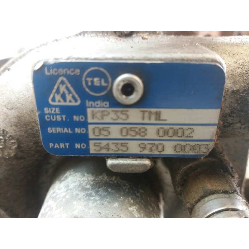 Recambio de turbocompresor para tata indigo sw referencia OEM IAM KP35THL 050580002 KKK 5