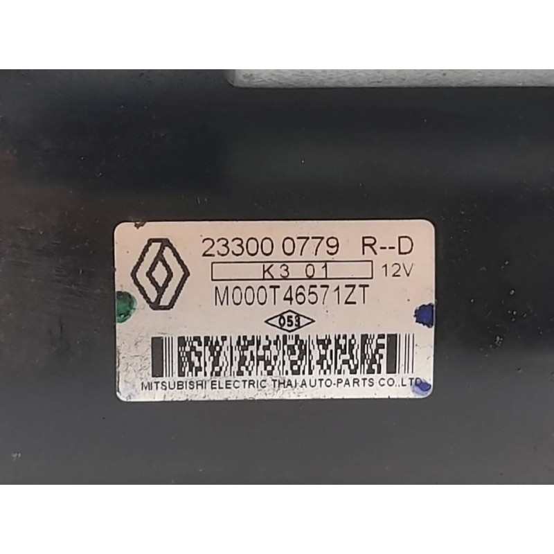 Recambio de motor arranque para dacia sandero stepway referencia OEM IAM 233000779R M000T46571ZT - Blanco 3