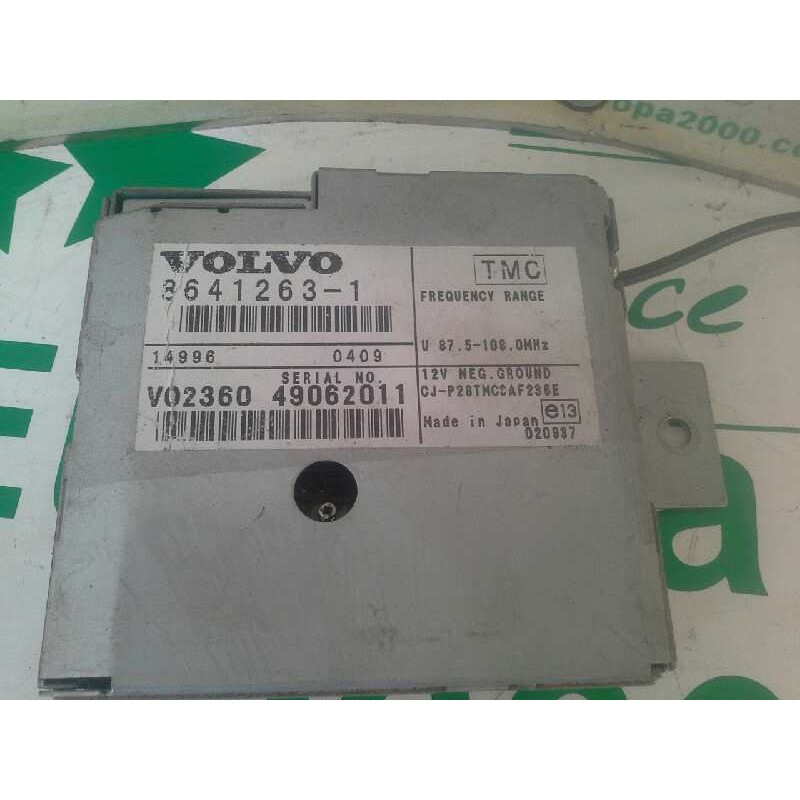 Recambio de centralita check control para volvo xc90 2.4 diesel cat referencia OEM IAM 86412631 V0236049062011 - Negro 2