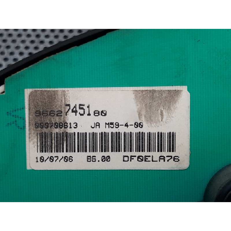 Recambio de cuadro instrumentos para peugeot partner (s2) combiespace referencia OEM IAM 9662745180 2