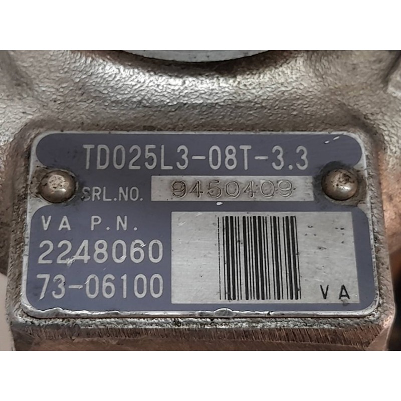 Recambio de turbocompresor para mg serie 75 (rj) 2.0 cdti classic referencia OEM IAM TD025L308T33 2248060 7