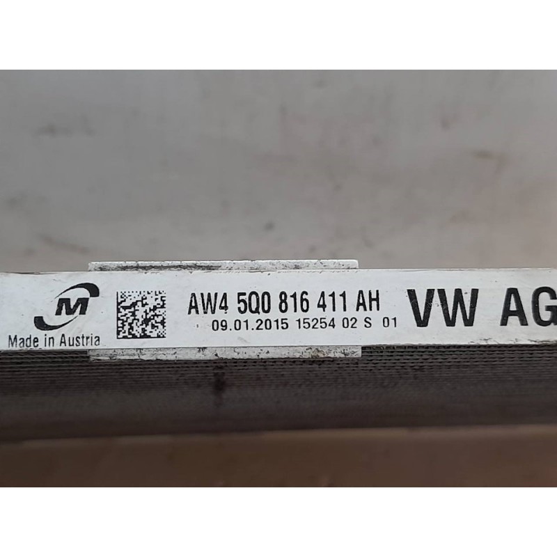 Recambio de condensador / radiador aire acondicionado para seat leon (5f1) i-tech referencia OEM IAM 5Q0816411AH - Blanco 2