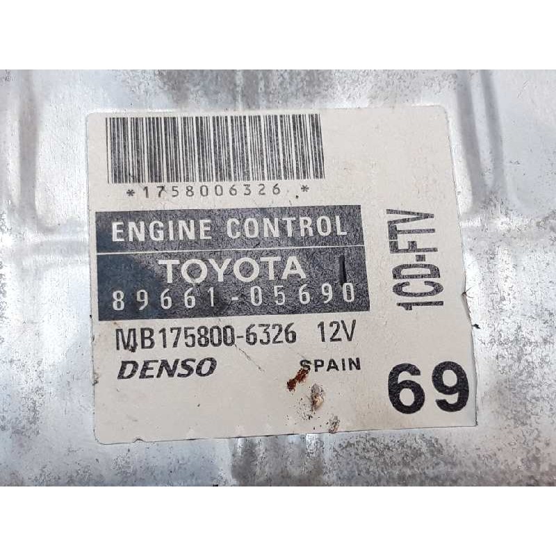 Recambio de centralita motor uce para toyota avensis wagon (t25) 2.0 d-4d executive referencia OEM IAM 8966105690  DENSO - Gris 2