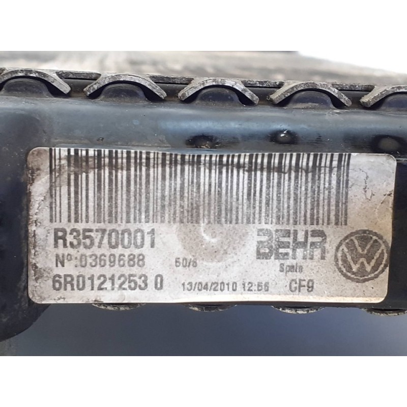 Recambio de radiador agua para skoda fabia (5j2 ) style referencia OEM IAM 6R0121253D 3